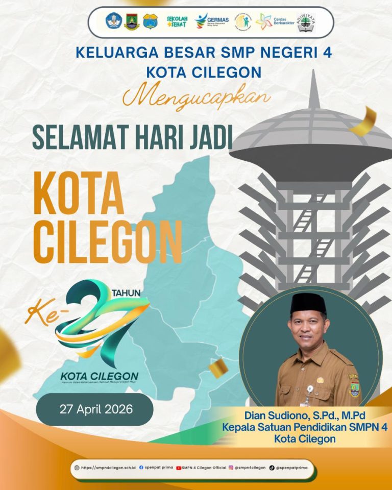 Selamat Hari Jadi Kota Cilegon Ke-27 Tahun 🎉